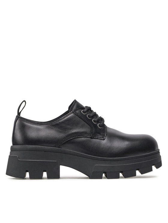 Calvin Klein Jeans Calvin Klein Jeans Pusbačiai Chunky Combat Derby Wn YW0YW00745 Juoda