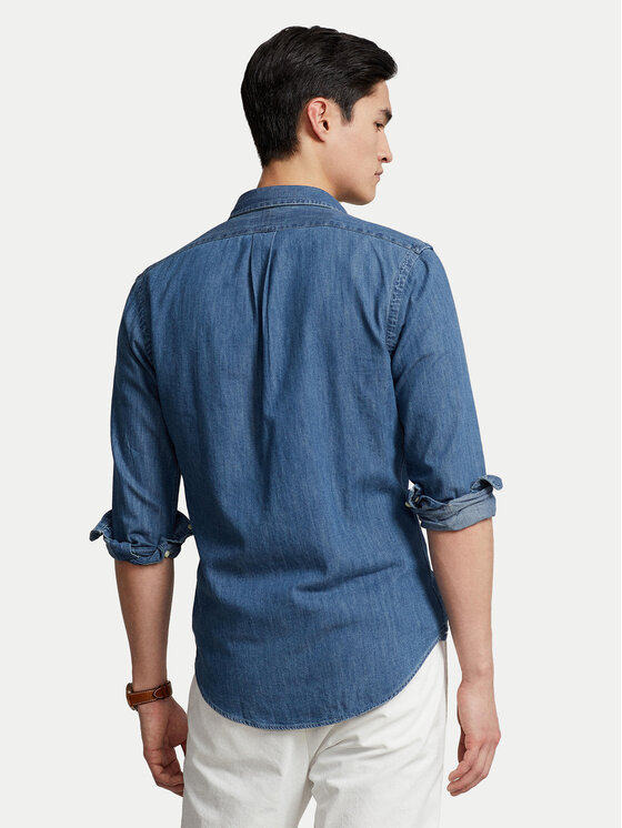 Polo Ralph Lauren Polo Ralph Lauren Сорочка Core Replen 710548539 синій Slim Fit