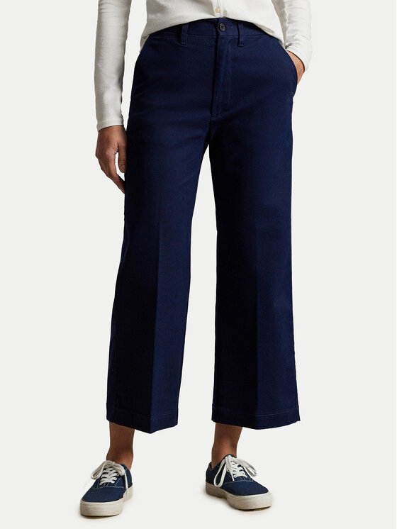 Polo Ralph Lauren Pantaloni culotte 211873988004 Bleumarin Regular Fit
