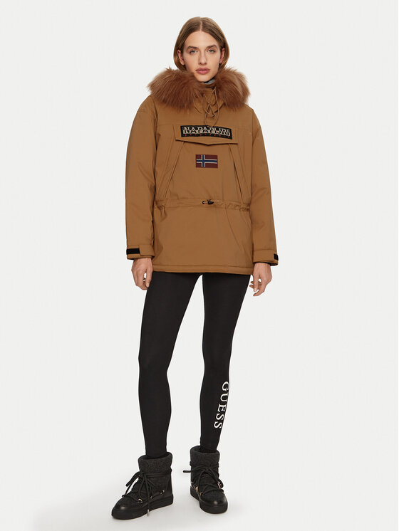 Napapijri Napapijri Kurtka anorak Skidoo W 2.0 NP0A4I5F Brązowy Regular Fit
