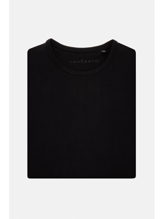 Lancerto Lancerto T-Shirt Zane TS073123000054 Czarny Regular Fit