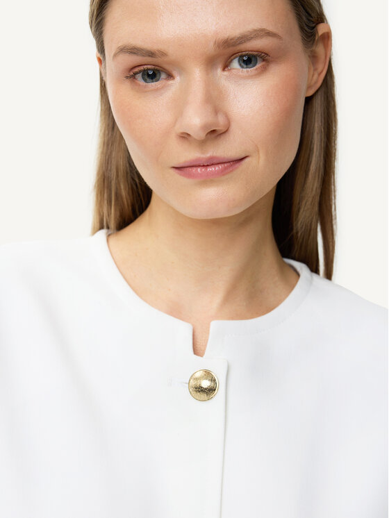 KMX KMX Marynarka 108400009 Écru Fitted Fit