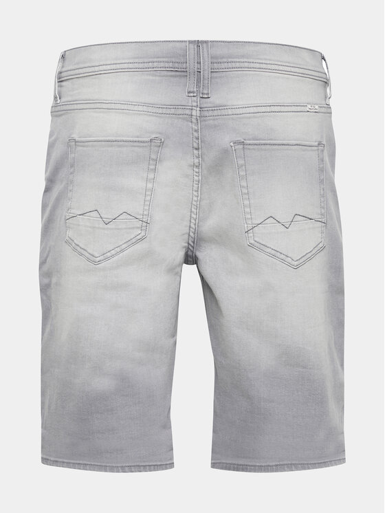 Blend Blend Džínové šortky 20713326 Šedá Slim Fit