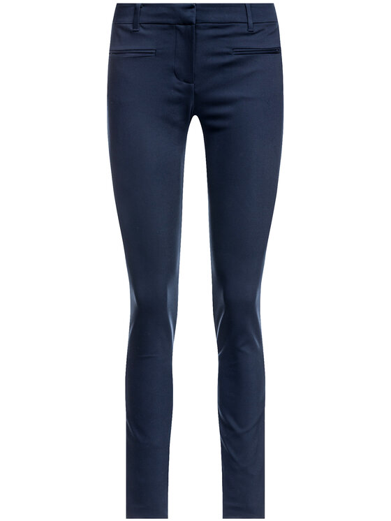 Tommy Hilfiger Medžiaginės kelnės Marta 1M87647781 Tamsiai mėlyna Slim Fit  • Modivo.lt