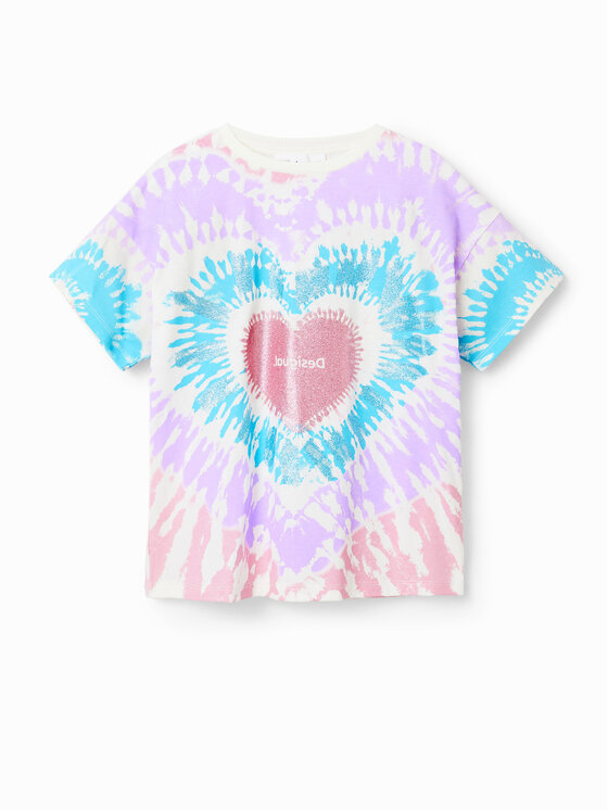 Desigual Desigual T-Shirt 23SGTK02 Kolorowy Regular Fit