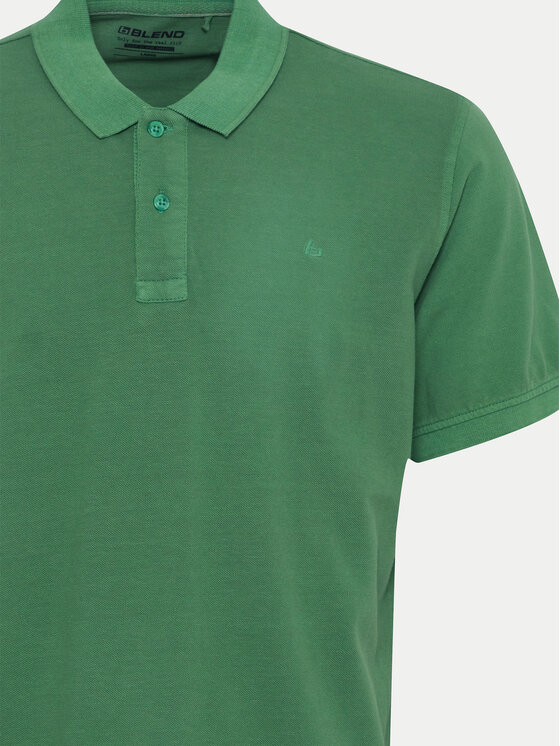 Blend Blend Polo majica 20715297 Zelena Regular Fit
