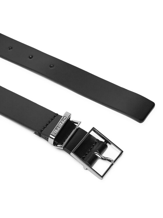 Calvin Klein Calvin Klein Dámský pásek Branded Loop Square Belt 2.5 K60K612866 Černá