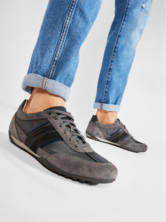 Geox Geox Sneakersy U Wells C U52T5C 02211 C9002 Šedá