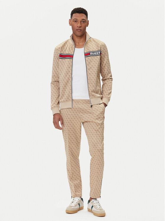 Guess Guess Μπλούζα Z2BQ06 K7122 Μπεζ Regular Fit