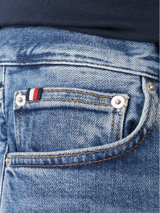 Tommy Hilfiger Tommy Hilfiger Jeansy Denton MW0MW41901 Niebieski Straight Fit