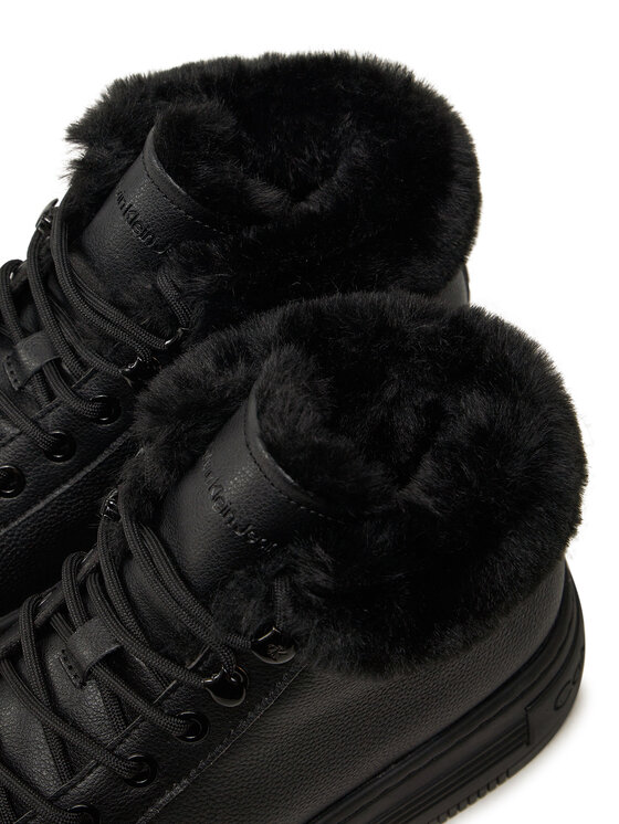 Calvin Klein Jeans Calvin Klein Jeans Gležnjače Bold Platf Low Laceup Mg YW0YW01590 Crna