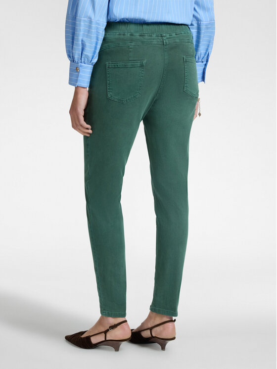 Elena Mirò Elena Mirò Pantaloni di tessuto P152P000343N035 Verde Skin Fit