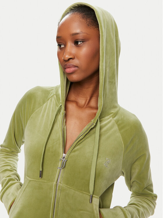 Juicy Couture Juicy Couture Džemperis Madison JCWA122001 Žalia Slim Fit