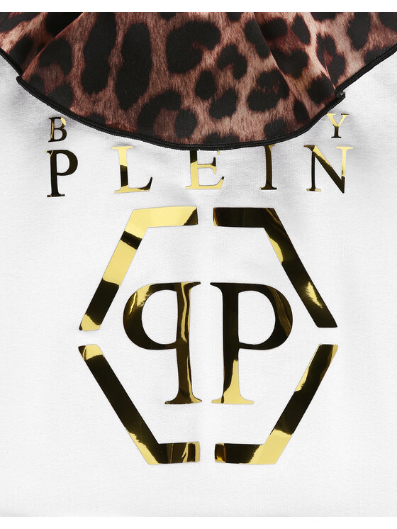 PHILIPP PLEIN PHILIPP PLEIN Longsleeve 2767 Biały Basic Fit
