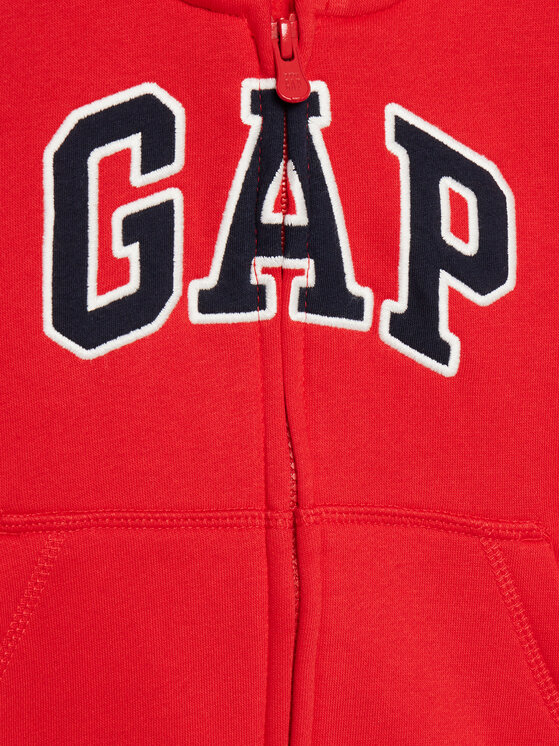 Gap Gap Majica dugih rukava 625776-00 Crvena Regular Fit