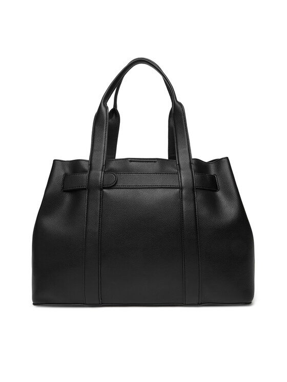 Calvin Klein Calvin Klein Borsetta Buckle Medium Tote LV04F3294G Nero