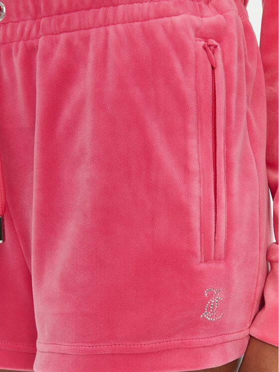 Juicy Couture Juicy Couture Pantaloni scurți sport Tamia JCWH121001 Roz Regular Fit