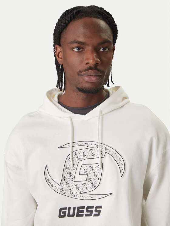 Guess Guess Džemperis Z6RQ05 K9YI1 Balta Regular Fit