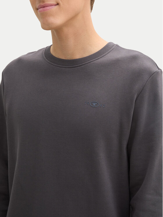 Tom Tailor Tom Tailor Majica dugih rukava 1045939 Siva Regular Fit