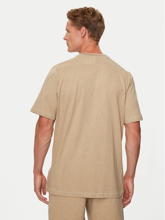 adidas adidas T-krekls Seasonal Essentials IY6605 Bēšs Regular Fit