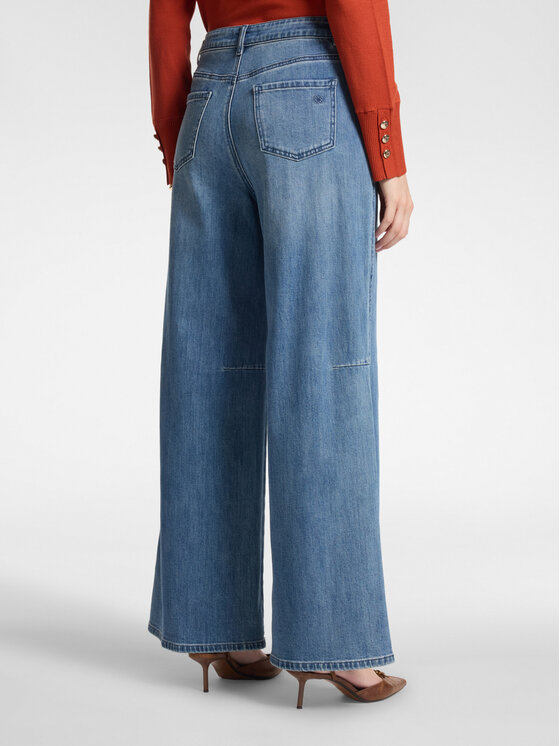 Elena Mirò Elena Mirò Jeansy P411G000420N0D4 Niebieski Flare Fit