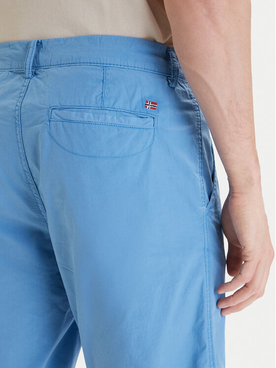 Napapijri Napapijri Pantaloncini di tessuto Nakuru 6 NP0A4HRV Blu Regular Fit