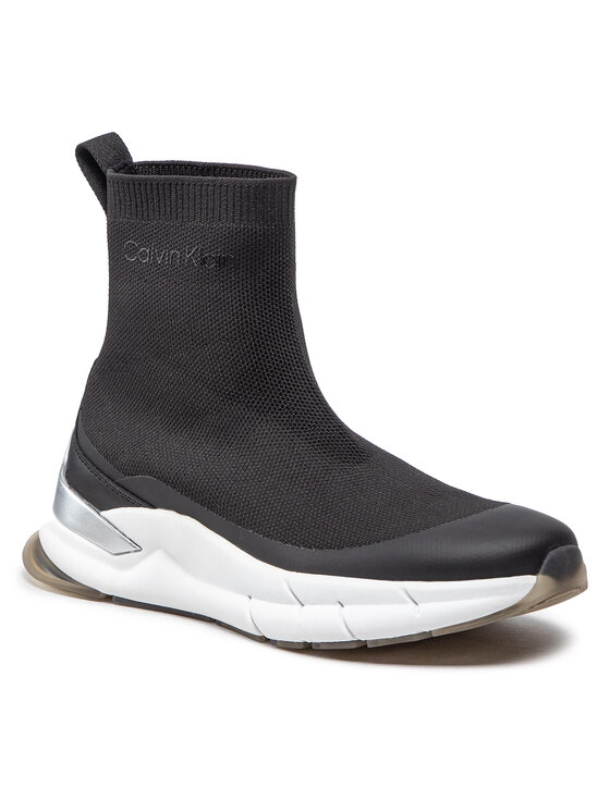 Calvin Klein Calvin Klein Αθλητικά Sock Boot - Knit HW0HW01177 Μαύρο