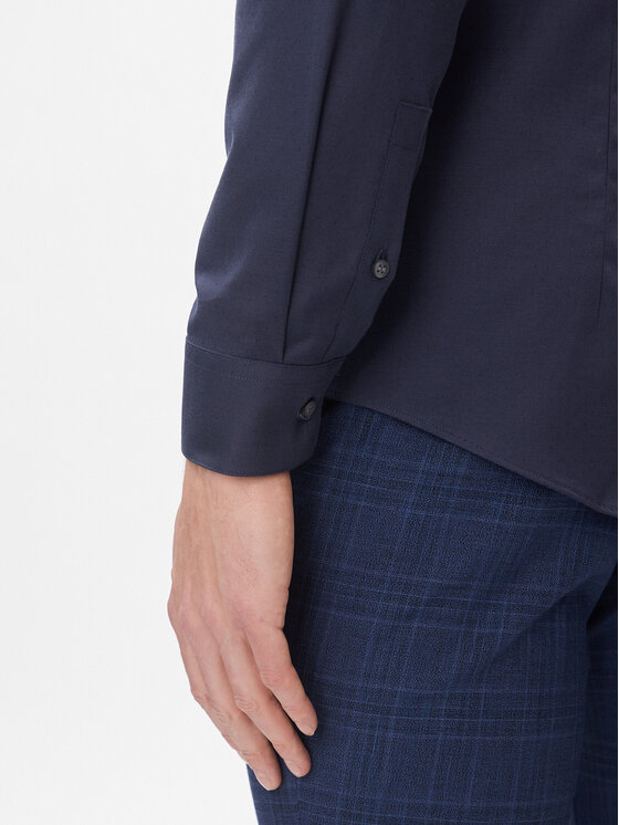 Calvin Klein Calvin Klein Cămașă K10K112305 Bleumarin Slim Fit