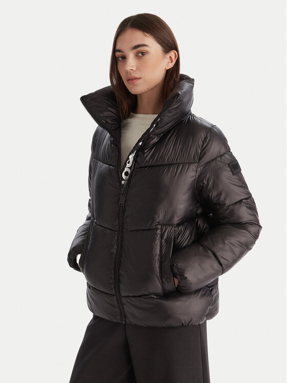 DKNY Kurtka zimowa DP5J9623 Czarny Regular Fit