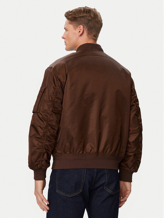 Calvin Klein Jeans Calvin Klein Jeans Bomber-jakk LV04RG505G Tumepruun Regular Fit