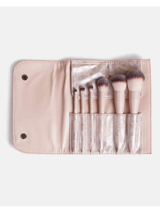 INGLOT INGLOT Etui Silver Zestaw pędzli do makijażu