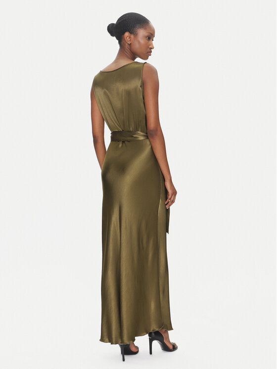 ViCOLO ViCOLO Vakarinė suknelė TD0766 Chaki Regular Fit