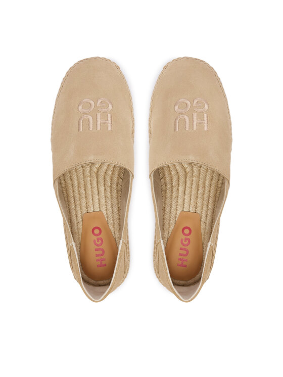 HUGO HUGO Espadrilky Sannes Slon SD 50563325 Béžová
