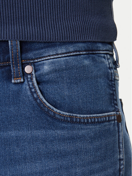Wrangler Wrangler Дънки Greensboro 112364419 Син Straight Leg