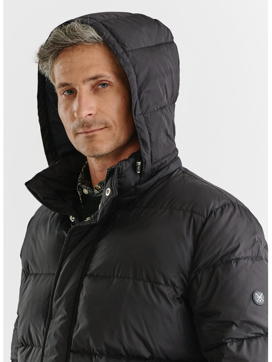 Pako Lorente Pako Lorente Kurtka puchowa P23WF-5X-003 Czarny Regular Fit