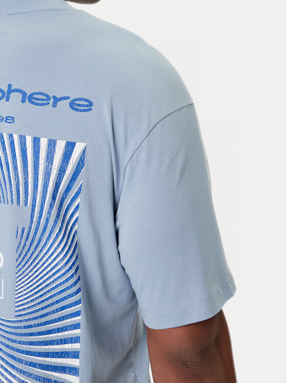 HUGO HUGO T-Shirt Nedix 50543483 Himmelblau Regular Fit