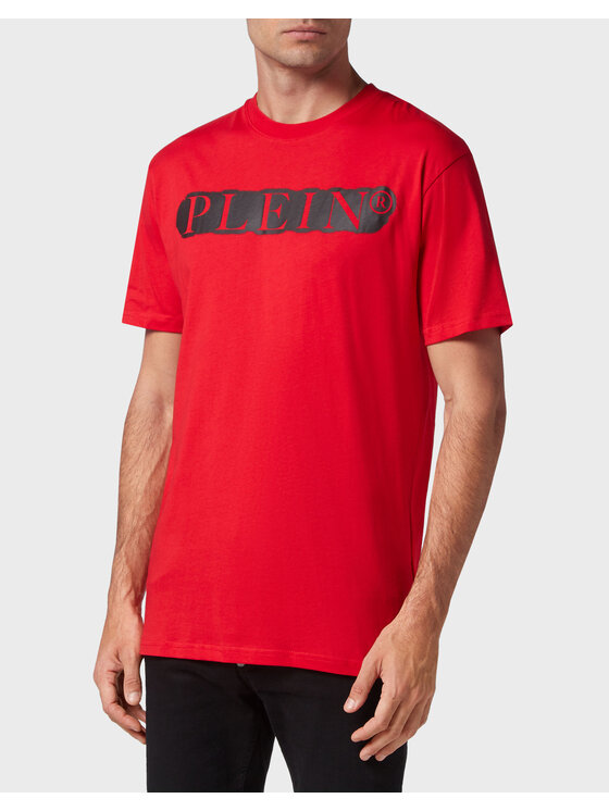 PHILIPP PLEIN PHILIPP PLEIN T-shirt 89 Rosso Regular Fit