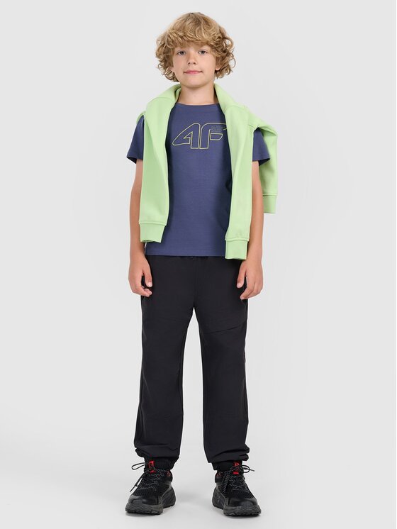 4F 4F T-shirt 4FJWAW25TTSHM2417-31S Blu Regular Fit