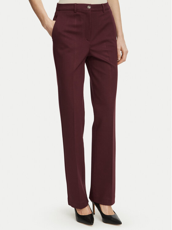Guess Guess Pantaloni din material W6BB24 K6211 Vișiniu Regular Fit