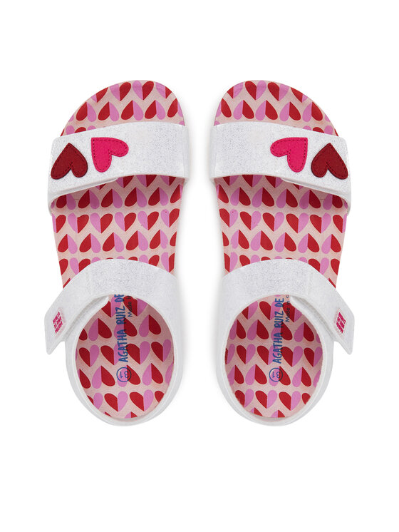 Agatha Ruiz de la Prada Agatha Ruiz de la Prada Босоніжки 252940 S Білий