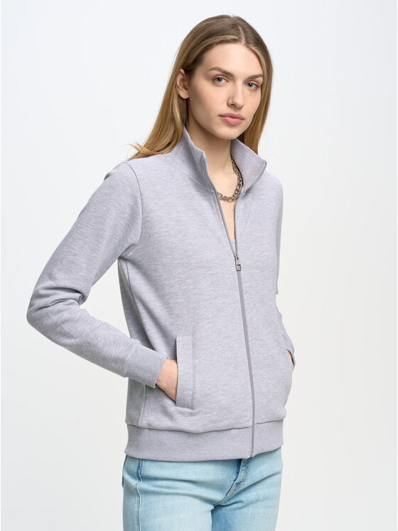 BIG STAR BIG STAR Bluza CHITA_901_170 Szary Basic Fit
