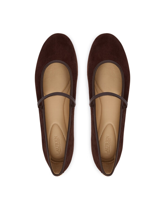 LAUREN RALPH LAUREN LAUREN RALPH LAUREN Baleriny Jayna Mj Fl 802P18425004 Brązowy