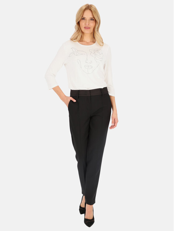 L’AF L’AF Spodnie damskie Orli Czarny Regular Fit