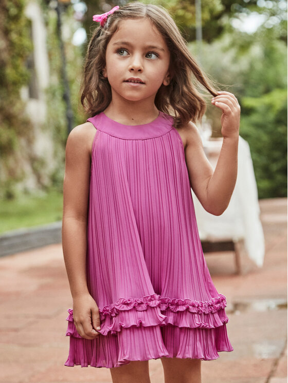 Mayoral Mayoral Rochie elegantă 3915 Roz Regular Fit