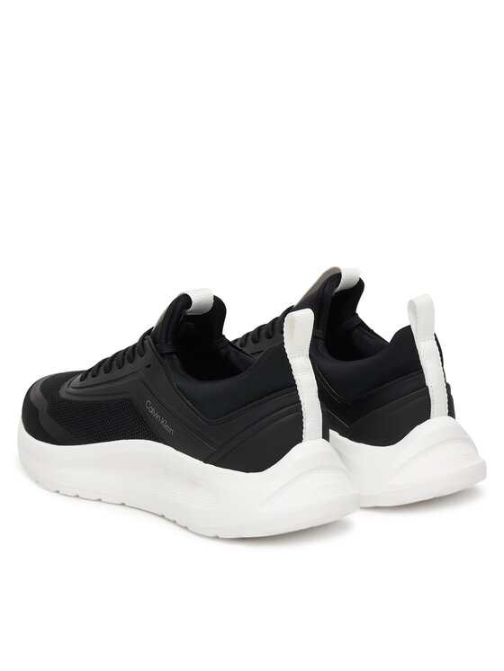 Calvin Klein Calvin Klein Sneakersy Light Eva Run Sock Mesh Lycra HW0HW03023 Čierna