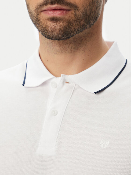 Jack & Jones Jack & Jones Polo Weston 12297755 Bijela Regular Fit