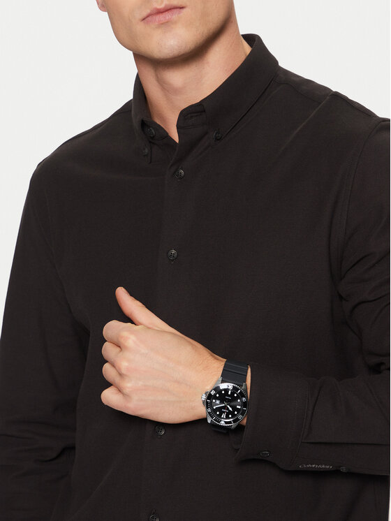 Casio Casio Часовник Duro Diver MDV-107-1A1VEF Черен