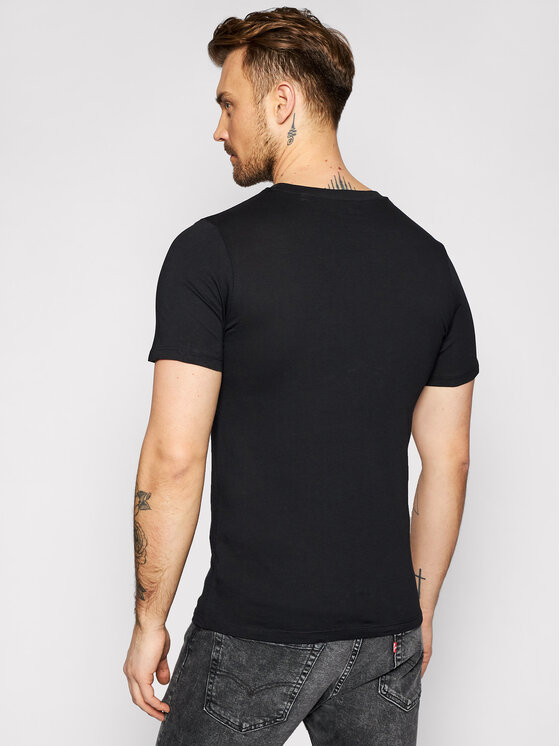 Jack&Jones Jack&Jones Футболка Jjecorp Logo 12137126 Чорний Slim Fit