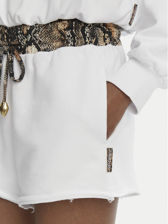 Just Cavalli Just Cavalli Spordišortsid 78PADE01 Valge Regular Fit