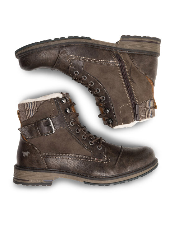 Mustang Mustang Schnürschuhe 4157-605 Braun